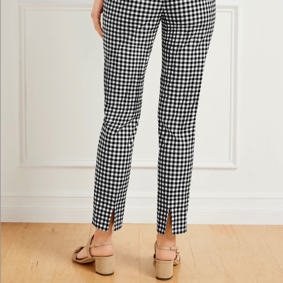 Talbots Black and White Ankle Cropped Pants - Picture 2 of 3